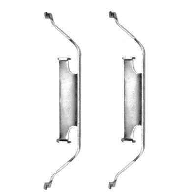 Kit d'accessoires, plaquette de frein à disque | A.B.S.