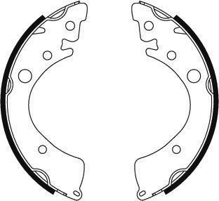 Jeu de mâchoires de frein | A.B.S.