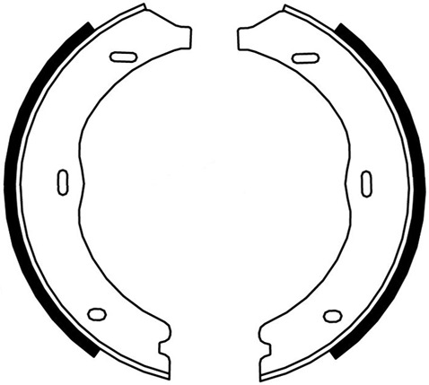 Jeu de mâchoires de frein, frein de stationnement | A.B.S.