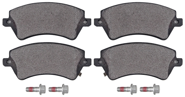 Jeu de 4 plaquettes de frein | A.B.S.