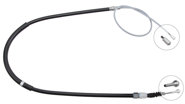 Tirette à câble, frein de stationnement | A.B.S.