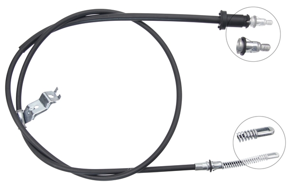 Tirette à câble, frein de stationnement | A.B.S.