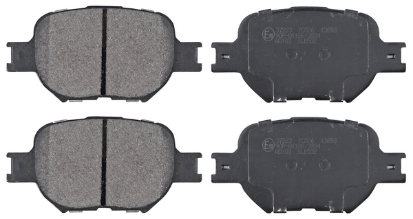 Jeu de 4 plaquettes de frein | A.B.S.