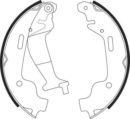 Jeu de mâchoires de frein | A.B.S.