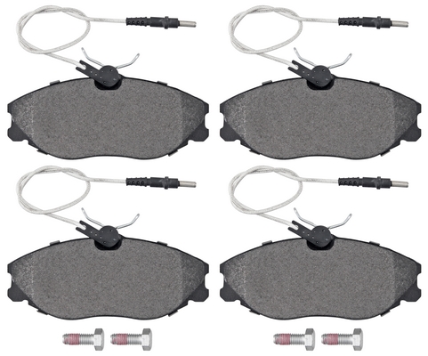 Jeu de 4 plaquettes de frein | A.B.S.