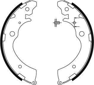 Jeu de mâchoires de frein | A.B.S.