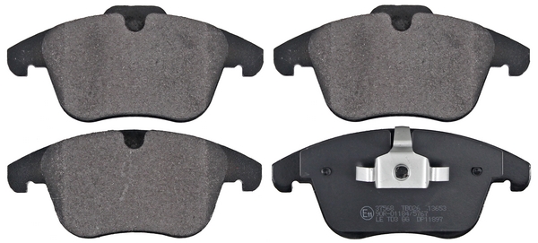 Jeu de 4 plaquettes de frein | A.B.S.