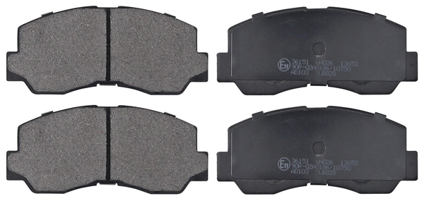 Jeu de 4 plaquettes de frein | A.B.S.