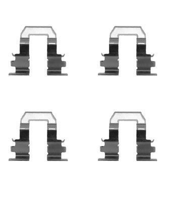 Kit d'accessoires, plaquette de frein à disque | A.B.S.