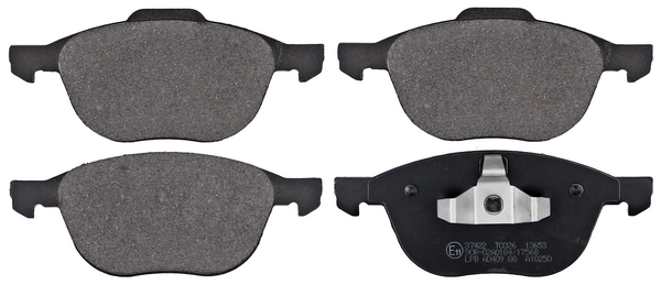 Jeu de 4 plaquettes de frein | A.B.S.