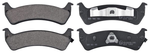 Jeu de 4 plaquettes de frein | A.B.S.