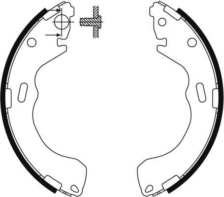 Jeu de mâchoires de frein | A.B.S.