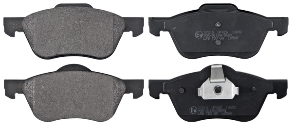 Jeu de 4 plaquettes de frein | A.B.S.