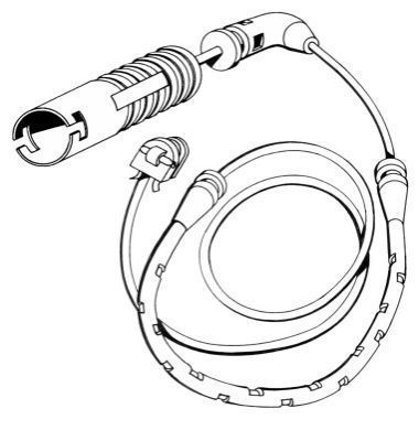 Contact d'avertissement, usure des plaquettes de frein | A.B.S.