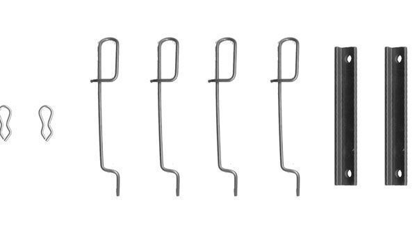 Kit d'accessoires, plaquette de frein à disque | A.B.S.