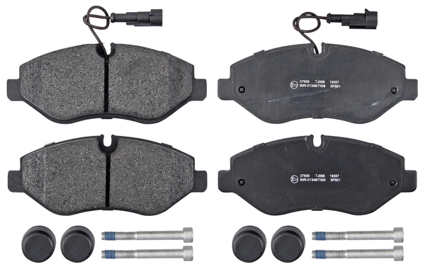 Jeu de 4 plaquettes de frein | A.B.S.