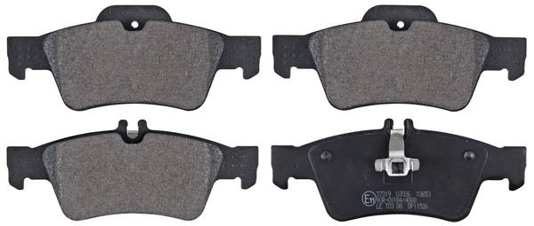 Jeu de 4 plaquettes de frein | A.B.S.