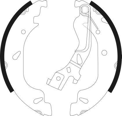 Jeu de mâchoires de frein | A.B.S.