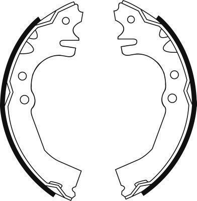 Jeu de mâchoires de frein | A.B.S.