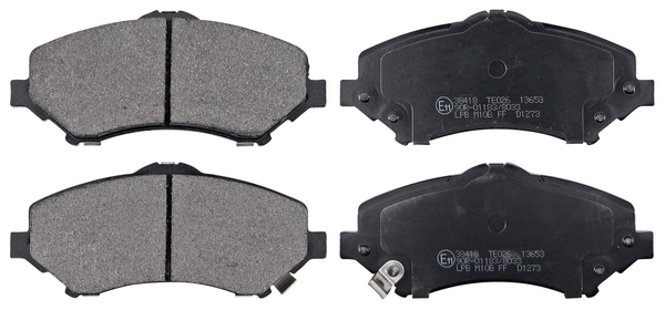 Jeu de 4 plaquettes de frein | A.B.S.