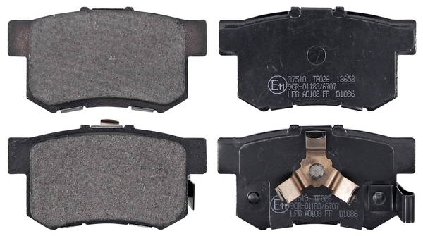 Jeu de 4 plaquettes de frein | A.B.S.