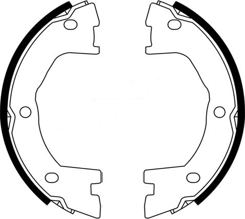 Jeu de mâchoires de frein, frein de stationnement | A.B.S.