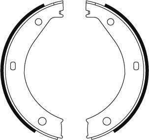 Jeu de mâchoires de frein, frein de stationnement | A.B.S.