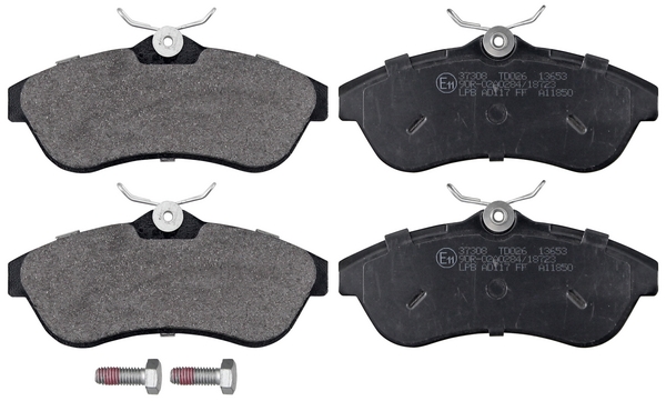 Jeu de 4 plaquettes de frein | A.B.S.