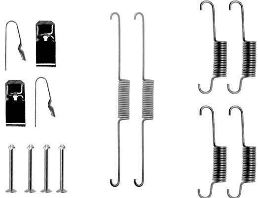 Kit d'accessoires, mâchoire de frein | A.B.S.