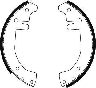 Jeu de mâchoires de frein | A.B.S.