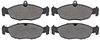 Image du produit pour Jeu de 4 plaquettes de frein