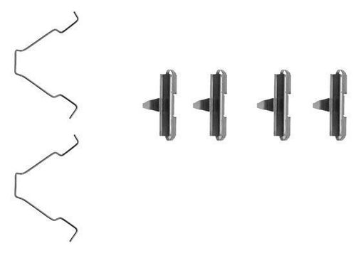 Image du produit pour Kit d'accessoires, plaquette de frein à disque