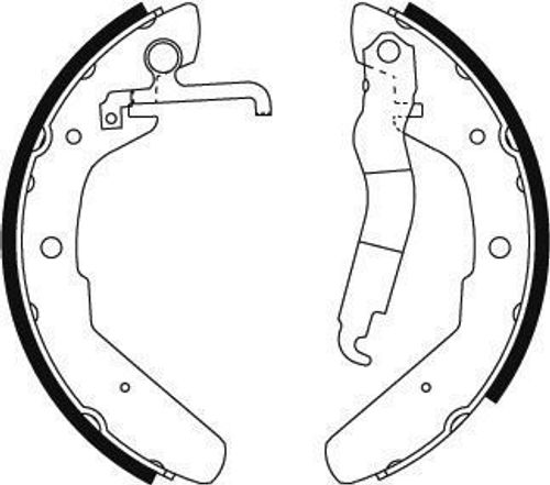 Image du produit pour Jeu de mâchoires de frein