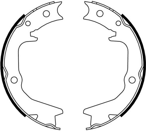 Image du produit pour Jeu de mâchoires de frein, frein de stationnement