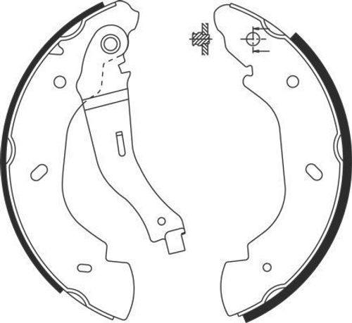 Image du produit pour Jeu de mâchoires de frein