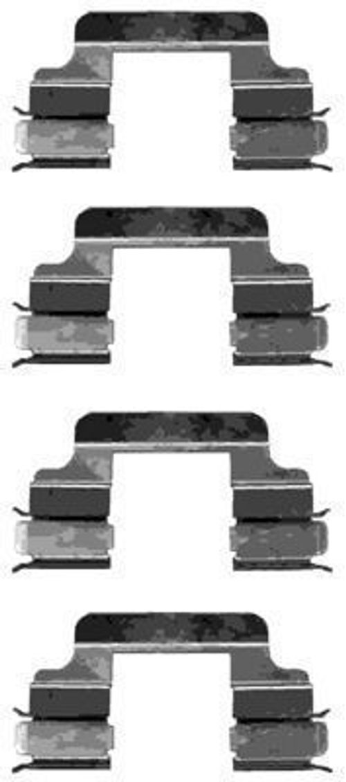 Image du produit pour Kit d'accessoires, plaquette de frein à disque