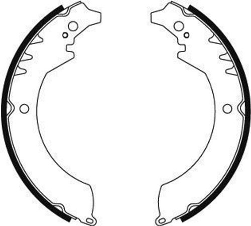 Image du produit pour Jeu de mâchoires de frein