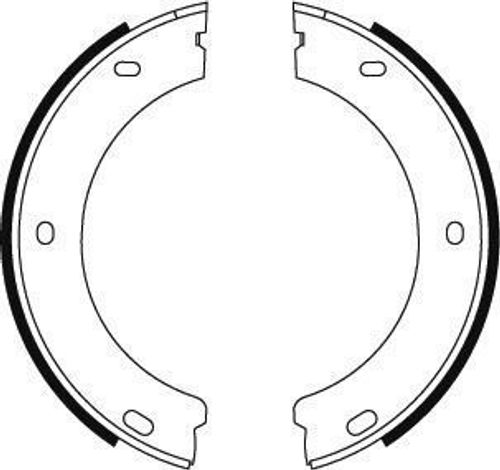 Image du produit pour Jeu de mâchoires de frein, frein de stationnement