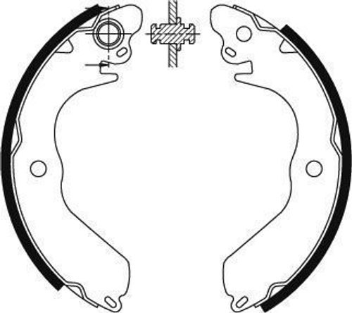 Image du produit pour Jeu de mâchoires de frein