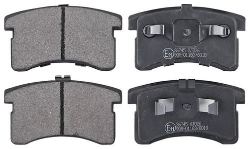 Image du produit pour Jeu de 4 plaquettes de frein