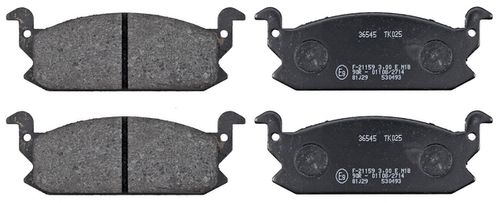 Image du produit pour Jeu de 4 plaquettes de frein