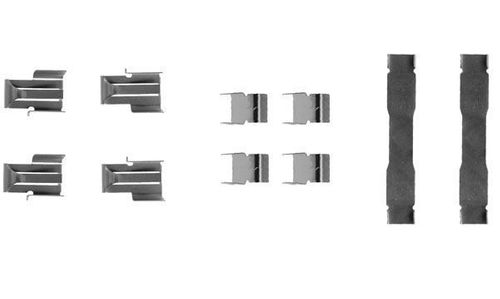 Image du produit pour Kit d'accessoires, plaquette de frein à disque