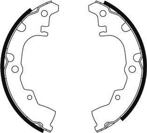 Image du produit pour Jeu de mâchoires de frein