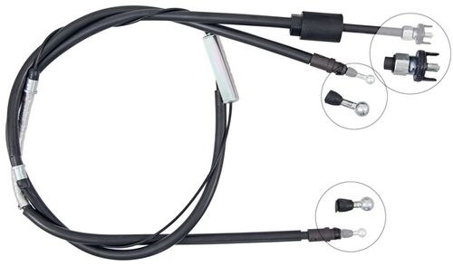 Image du produit pour Tirette à câble, frein de stationnement