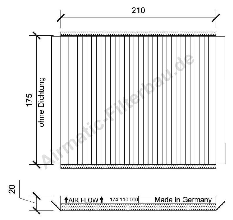 Filtre, air de l'habitacle | AIRMATIC