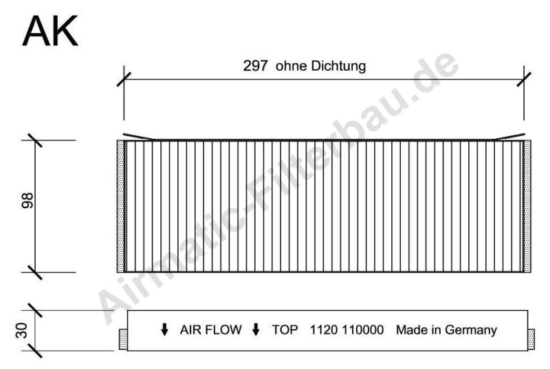 Filtre, air de l'habitacle | AIRMATIC