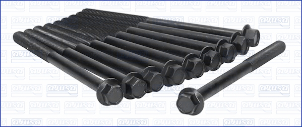 Jeu de boulons de culasse de cylindre | AJUSA