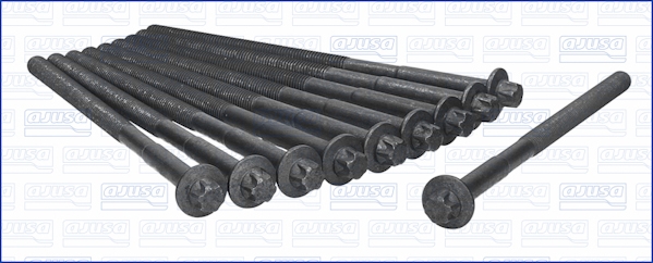 Jeu de boulons de culasse de cylindre | AJUSA