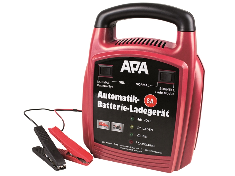 Chargeur de batterie automatique 12 V - 8 ampères | APA