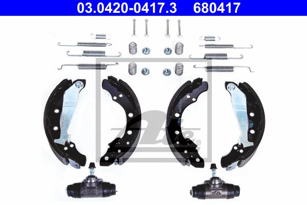 Jeu de mâchoires de frein Kit d'origine ATE | ATE